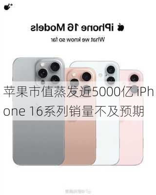 苹果市值蒸发近5000亿 iPhone 16系列销量不及预期