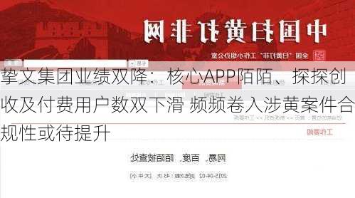 挚文集团业绩双降：核心APP陌陌、探探创收及付费用户数双下滑 频频卷入涉黄案件合规性或待提升