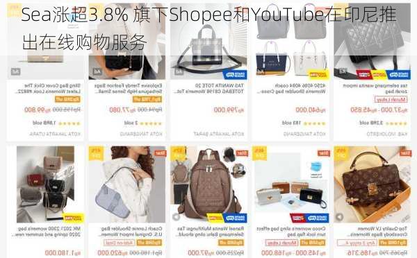 Sea涨超3.8% 旗下Shopee和YouTube在印尼推出在线购物服务