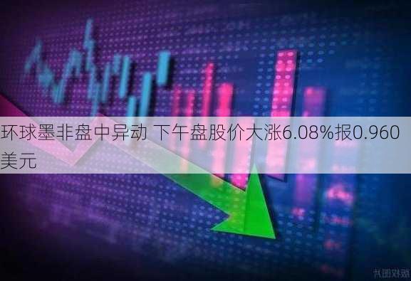 环球墨非盘中异动 下午盘股价大涨6.08%报0.960美元