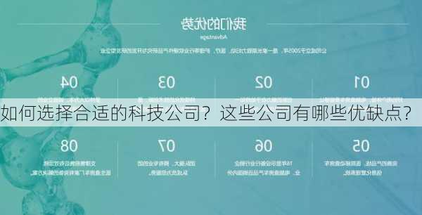 如何选择合适的科技公司？这些公司有哪些优缺点？