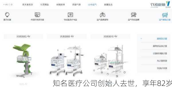 知名医疗公司创始人去世，享年82岁