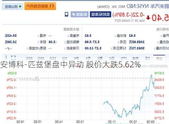 安博科-匹兹堡盘中异动 股价大跌5.62%