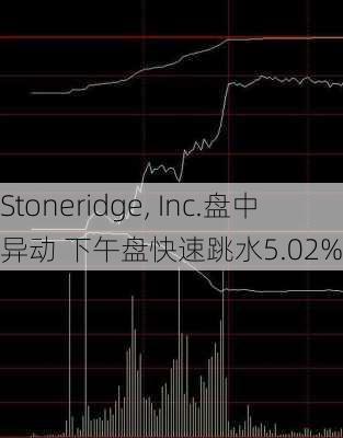 Stoneridge, Inc.盘中异动 下午盘快速跳水5.02%