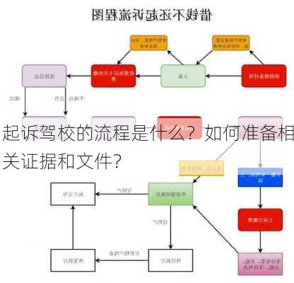 起诉驾校的流程是什么？如何准备相关证据和文件？