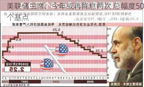 美联储主席：今年或再降息两次 总幅度50个基点