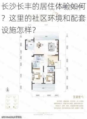 长沙长丰的居住体验如何？这里的社区环境和配套设施怎样？