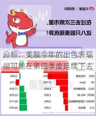 分析：美股今年的出色表现很可能在第四季度延续下去