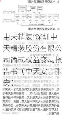 中天精装:深圳中天精装股份有限公司简式权益变动报告书（中天安、张安）