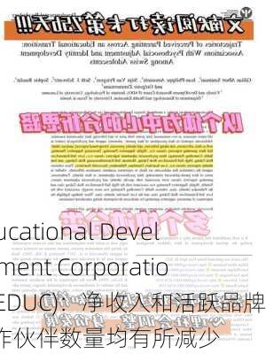 Educational Development Corporation (EDUC)：净收入和活跃品牌合作伙伴数量均有所减少