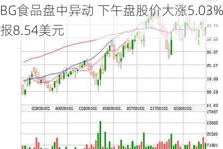 BG食品盘中异动 下午盘股价大涨5.03%报8.54美元