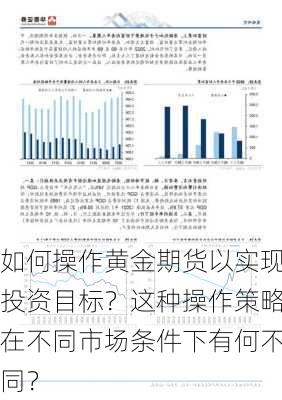 如何操作黄金期货以实现投资目标？这种操作策略在不同市场条件下有何不同？