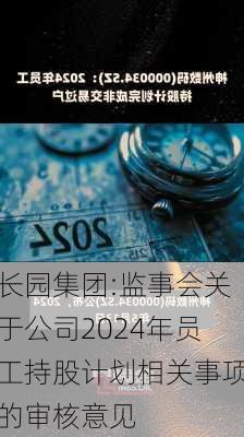 长园集团:监事会关于公司2024年员工持股计划相关事项的审核意见