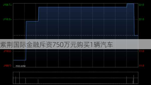 紫荆国际金融斥资750万元购买1辆汽车