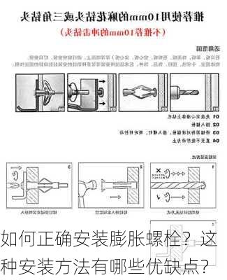 如何正确安装膨胀螺栓？这种安装方法有哪些优缺点？