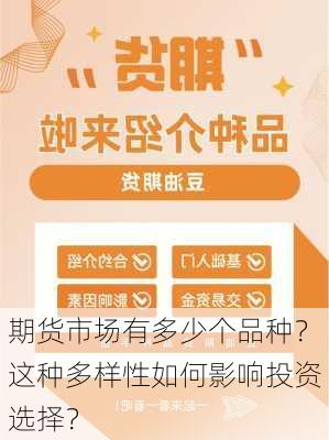 期货市场有多少个品种？这种多样性如何影响投资选择？