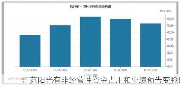 江苏阳光有非经营性资金占用和业绩预告变脸！