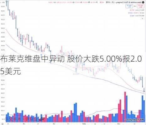 布莱克维盘中异动 股价大跌5.00%报2.05美元