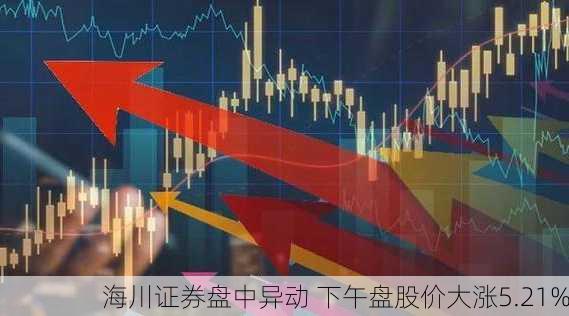 海川证券盘中异动 下午盘股价大涨5.21%