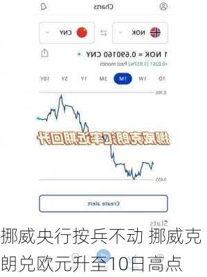 挪威央行按兵不动 挪威克朗兑欧元升至10日高点