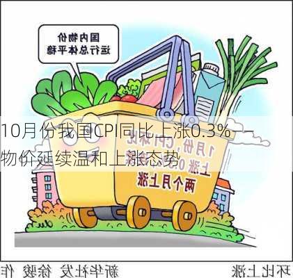 10月份我国CPI同比上涨0.3%——物价延续温和上涨态势