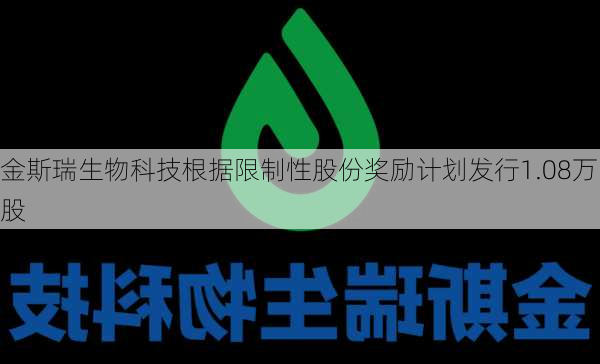 金斯瑞生物科技根据限制性股份奖励计划发行1.08万股