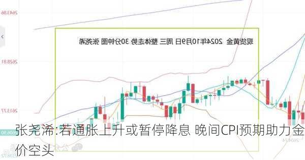 张尧浠:若通胀上升或暂停降息 晚间CPI预期助力金价空头