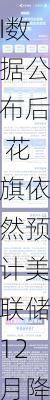 美国最新CPI数据公布后 花旗依然预计美联储12月降息50个基点