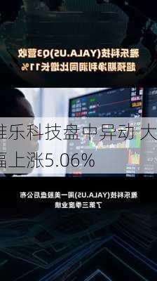 雅乐科技盘中异动 大幅上涨5.06%