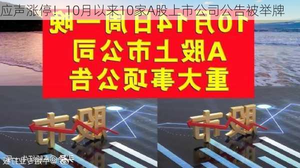 应声涨停！10月以来10家A股上市公司公告被举牌