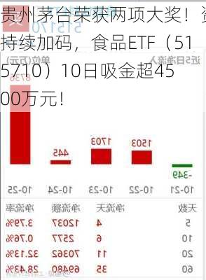 贵州茅台荣获两项大奖！资金持续加码，食品ETF（515710）10日吸金超4500万元！