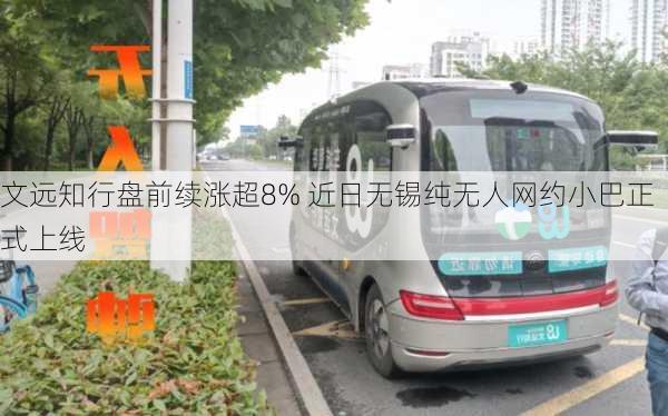 文远知行盘前续涨超8% 近日无锡纯无人网约小巴正式上线