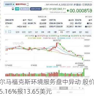 佩尔马福克斯环境服务盘中异动 股价大涨5.16%报13.65美元