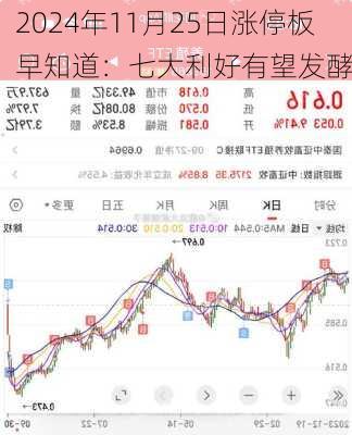 2024年11月25日涨停板早知道：七大利好有望发酵