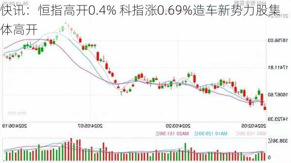 快讯：恒指高开0.4% 科指涨0.69%造车新势力股集体高开