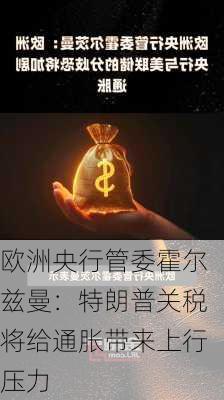 欧洲央行管委霍尔兹曼：特朗普关税将给通胀带来上行压力