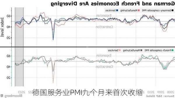 德国服务业PMI九个月来首次收缩