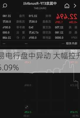 易电行盘中异动 大幅拉升5.09%