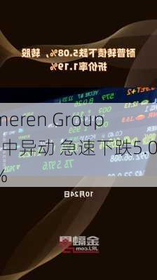 Emeren Group盘中异动 急速下跌5.08%