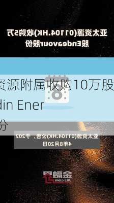 亚太资源附属收购10万股Paladin Energy股份