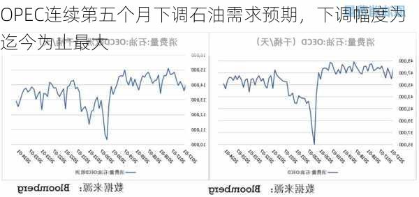 OPEC连续第五个月下调石油需求预期，下调幅度为迄今为止最大